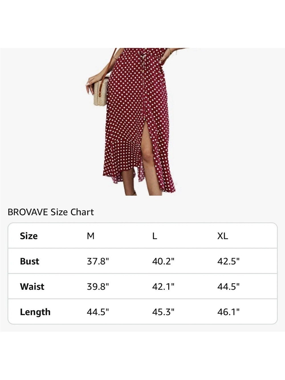 Red Polka Dot Midi Dress Lightweight Flowy Boho Spaghetti Strap XL - Picture 9 of 9
